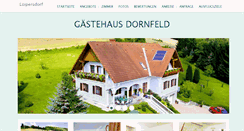 Desktop Screenshot of gaestehaus-dornfeld.at